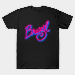 BRAZIL (Neon) / 80s Cult Sci Fi Film T-Shirt